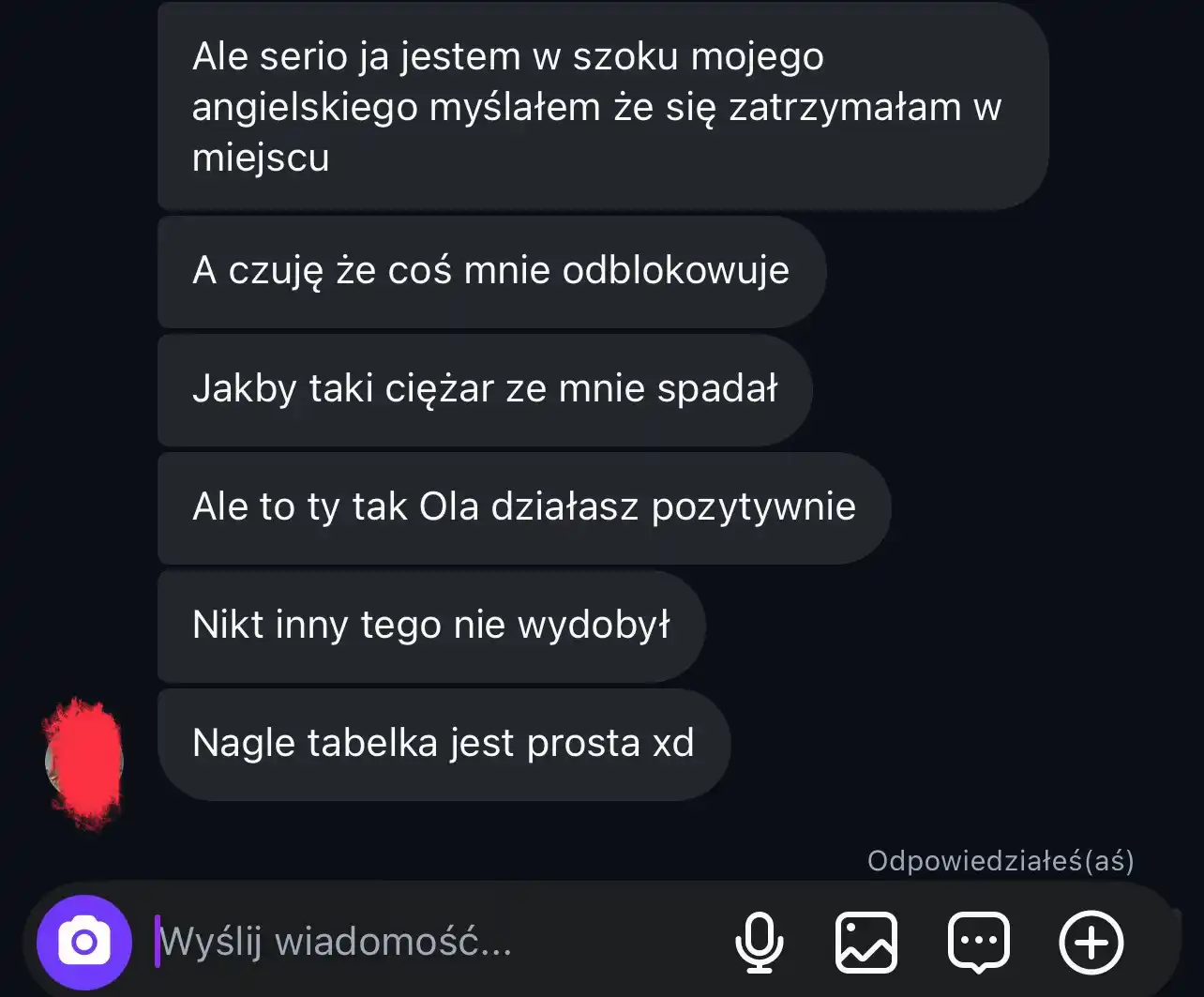 nikt inny mnie nie odblokował, dziękuję